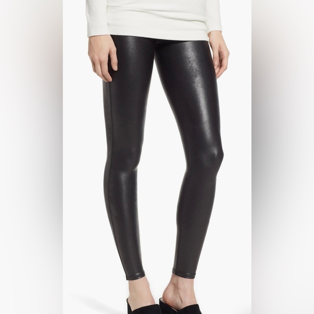 SPANX Faux Leather Leggings